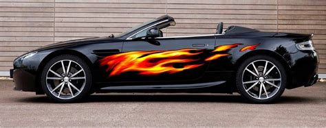 flame decal car